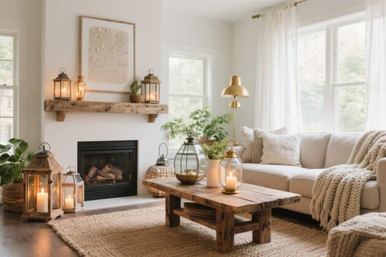 15 Lantern Decor Ideas for a Cozy and Inviting Living Room You’ll Love