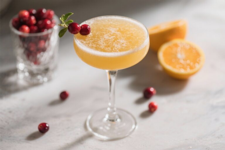 Cranberry Orange Mimosa – Bright, Bubbly, and Perfect for Brunch