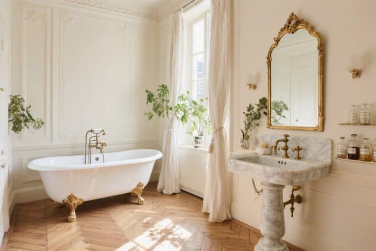 12 Parisian Bathroom Decor Ideas That Feel Chic and Timeless
