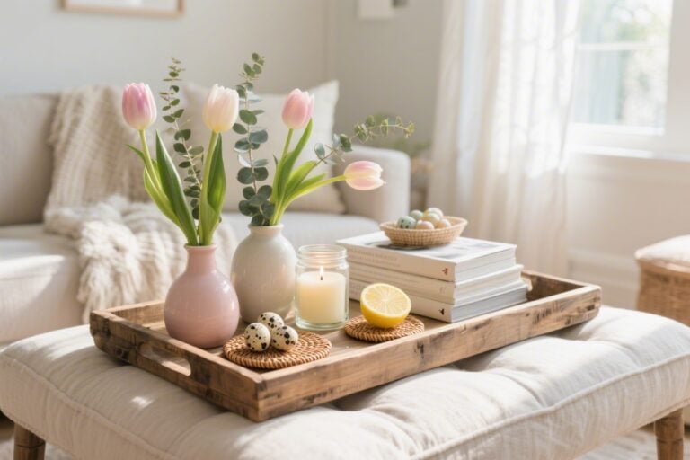 15 Beautiful Spring Tray Decor Ideas for a Cozy Home Refresh You’ll Love