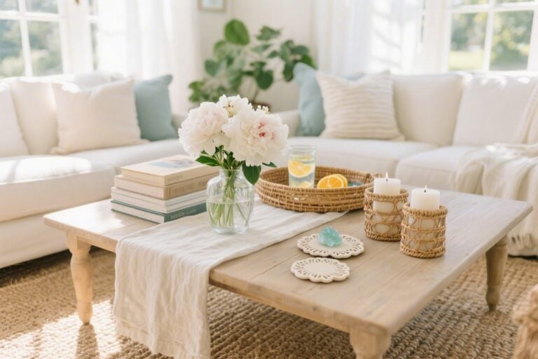 8 Summer Coffee Table Decor Ideas That Feel Light, Fresh and Effortlessly Styled