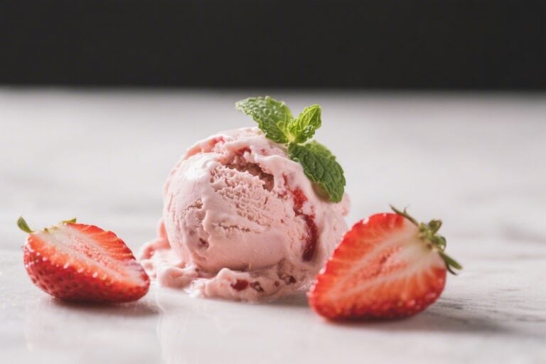 Keto Strawberry Ice Cream – Creamy, Fresh, and Low-Carb