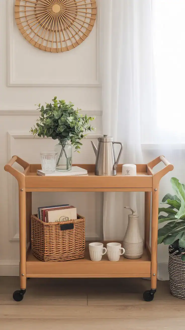 Decor styled coffee cart