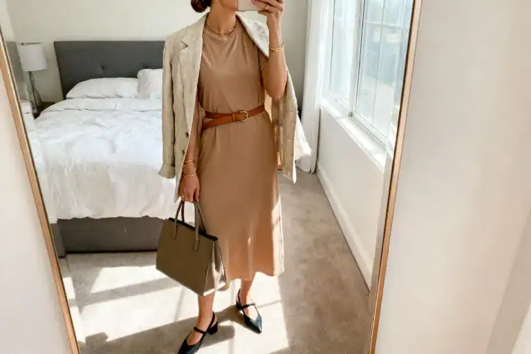 Summer Work Outfit Ideas Using Dresses That Feel Comfortable All Day