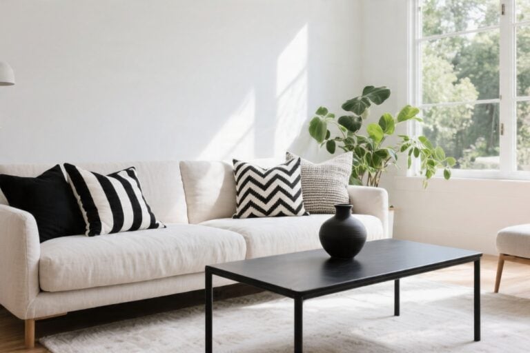 10 Monochrome Pillow Ideas That Always Work for Effortless Style