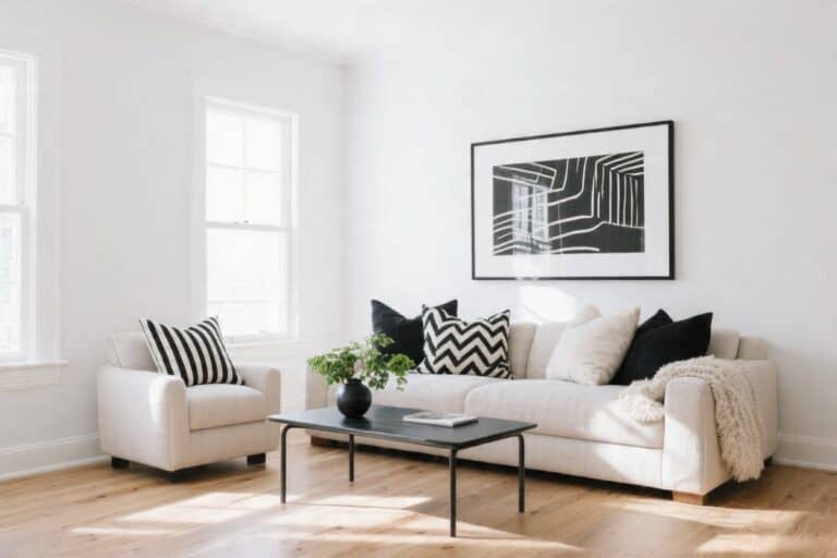 12 Black and White Pillows That Look Timeless and Chic—styled to Steal