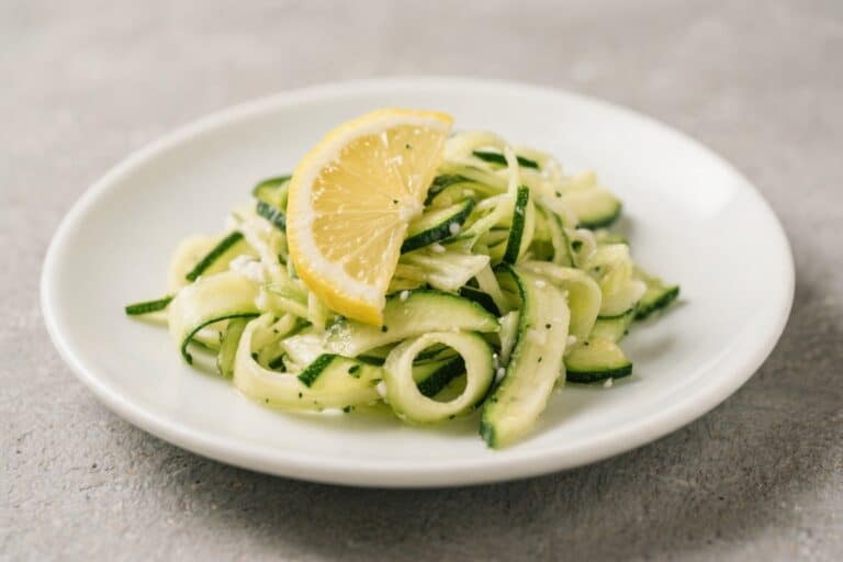 Zucchini Ribbon Salad with Lemon – Fresh, Light, and Ready in Minutes