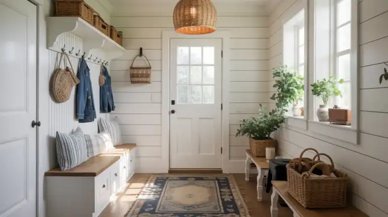 12 Entryway Mudroom Ideas With Smart Backpack and Shoe Storage