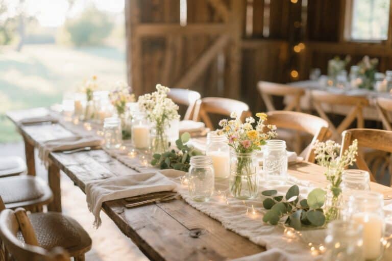 10 Mason Jar Wedding Ideas That Add Charming Rustic Style You’ll Want Asap