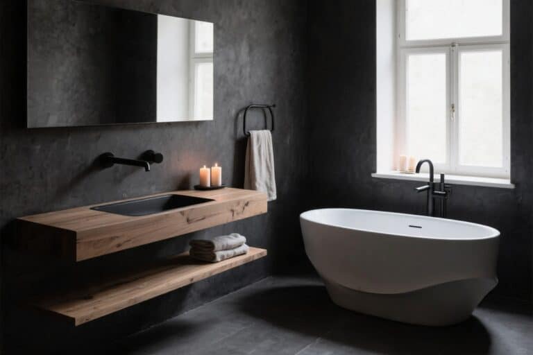 15 Dark Scandinavian Bathroom Ideas That Feel Calm and Luxurious You’ll Obsess Over