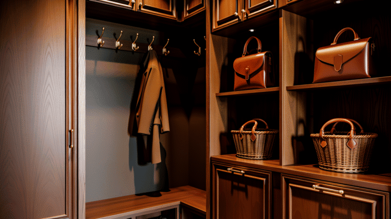 12 Dark Moody Mudroom Ideas That Feel Rich and Dramatic