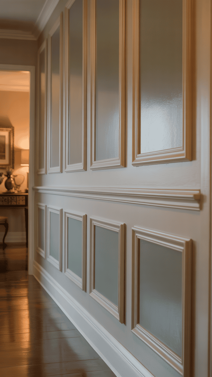 picture-frame hallway wainscoting ideas with painted wall panels picture-frame hallway wainscoting ideas with painted wall panels