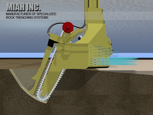 heavy duty rock trenchers