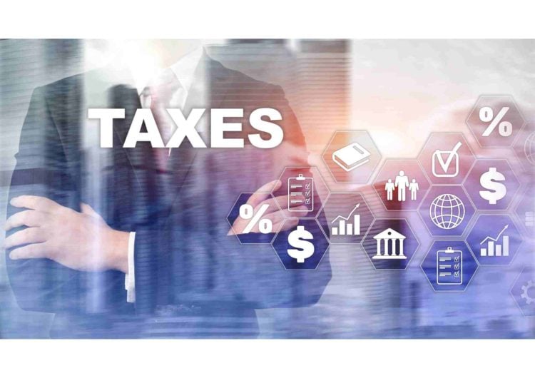digital image of taxes