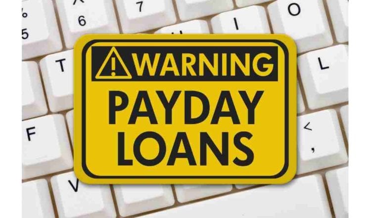 Online Payday Loans Warning Sign