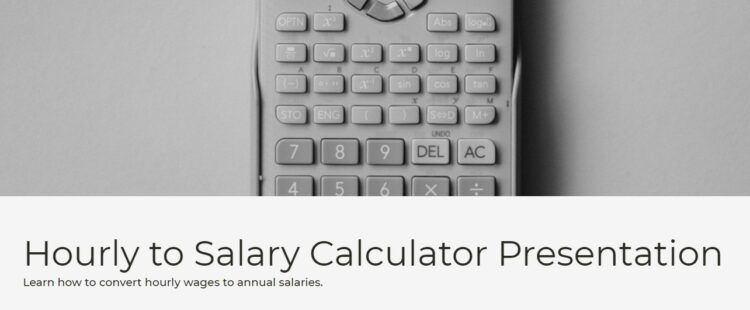 Hourly To Salary Calculator 
