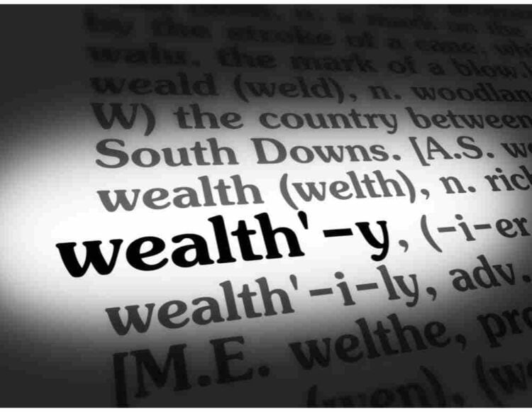 Dictionary define Wealthy meaning