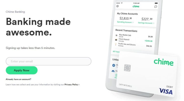 Sign Up for Chime Account