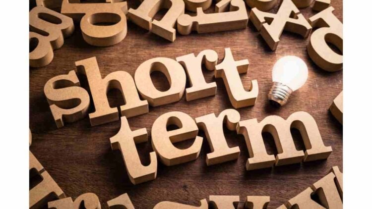 Short Term Financial Goals