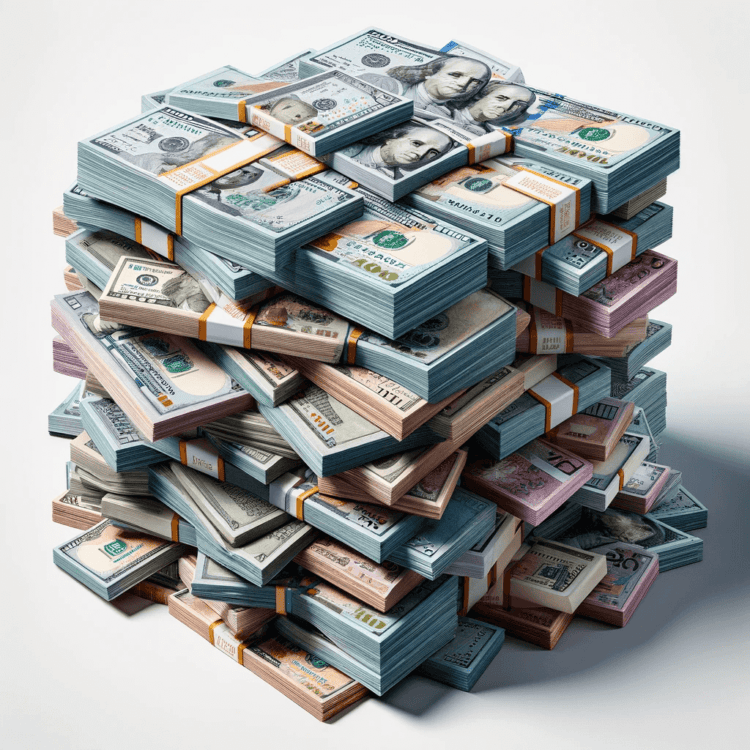 A Stack of Money Stack Of Money