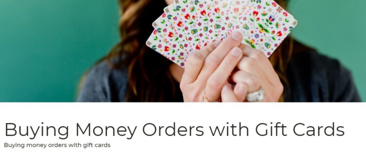 Buying Money Orders With Gift Cards