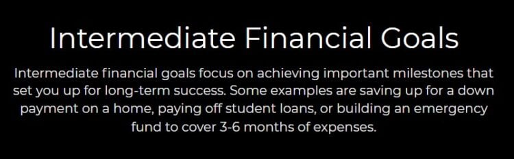 Intermediate Goals