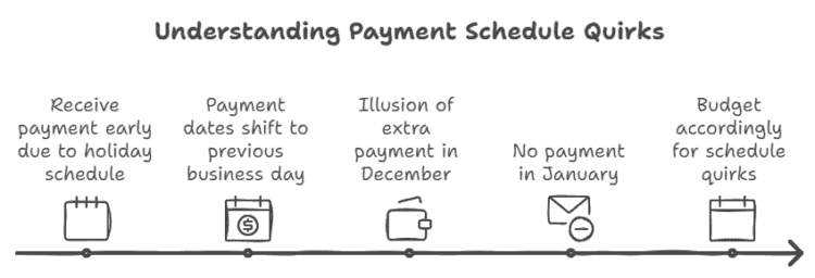 understanding social secuirty payment scheduling quirks