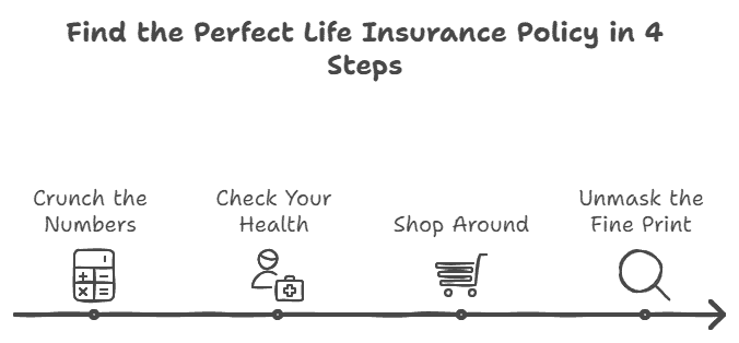 Steps to finding the perfect life insurance policy for you