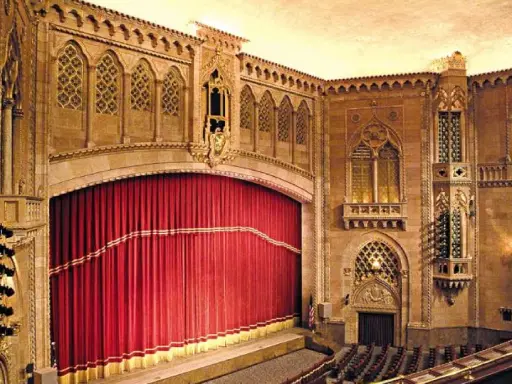 A beautiful, classic theater shows the kind of elegance and style Mid State Baths brings to bathroom remodels.