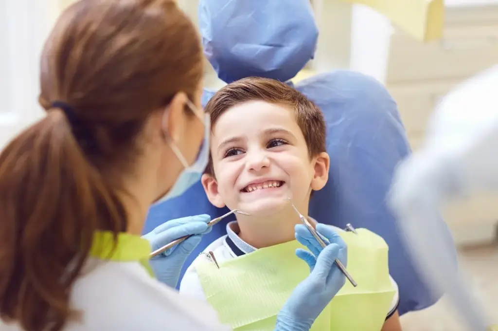 Child receiving kids dentistry treatment in Los Angeles