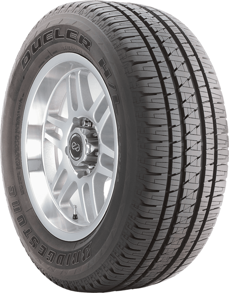 Bridgestone Dueler HL Alenza P275/55R20 tire on alloy wheel.