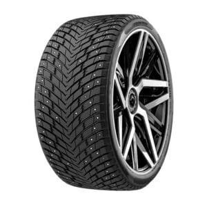 Migo Tire ICE Plus 107R winter tire with alloy wheel for SUV or truck.