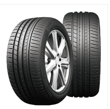 Migo Tire Corp. high-performance tires with alloy wheel for cars.