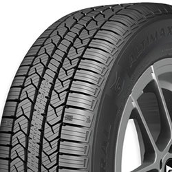 All-season tire with detailed tread pattern for versatile driving conditions.