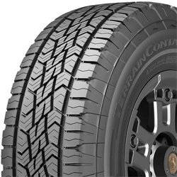 All-season tire with detailed tread pattern for trucks and SUVs.