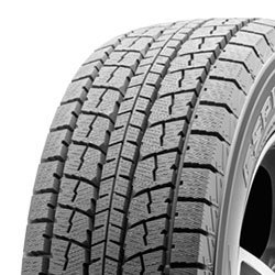 All-season tire with detailed tread pattern for optimal traction.