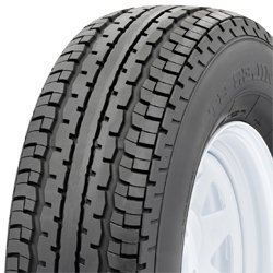 Migo Tire Corp. commercial truck tire with detailed tread pattern.