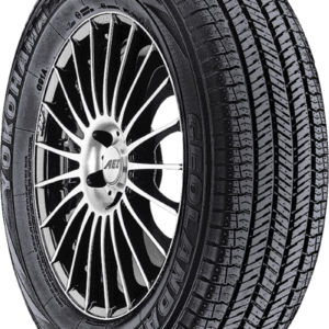 Yokohama Geolandar G91A tire with alloy wheel on a vehicle.