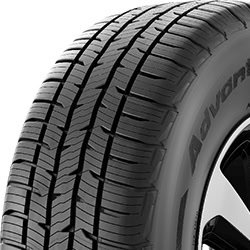 Close-up of a Migo Tire with detailed tread pattern for durability and performance.