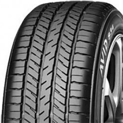 High-performance tire with detailed tread pattern for optimal grip and durability.
