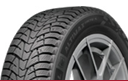 Winter tire with P215/55R17 XL 98 T size on alloy wheel for cold weather driving.