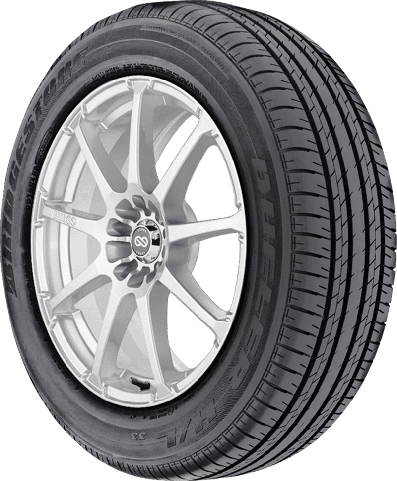 Summer tire with alloy wheel for SUV or crossover vehicles.