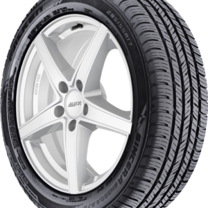 Falken Sincera SN250 AS P205/55R16 91 T all-season tire with alloy wheel.