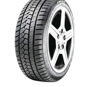 All-season tire with a stylish alloy wheel for cars and SUVs.