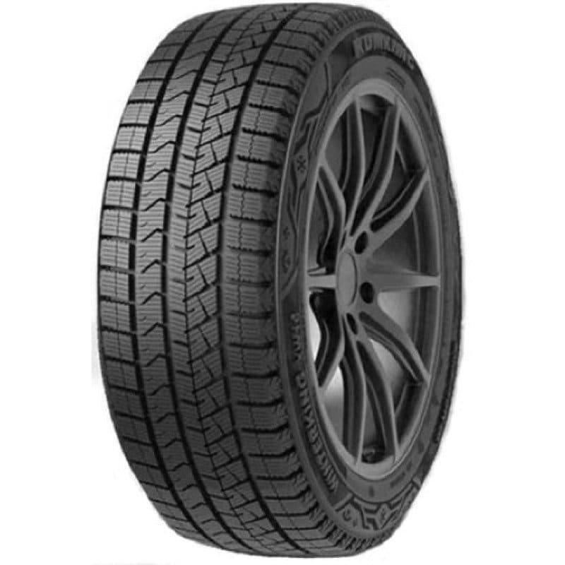 All-season tire with black alloy wheel for vehicle performance and safety.