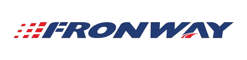 Ironway tire brand logo with red and blue design elements.