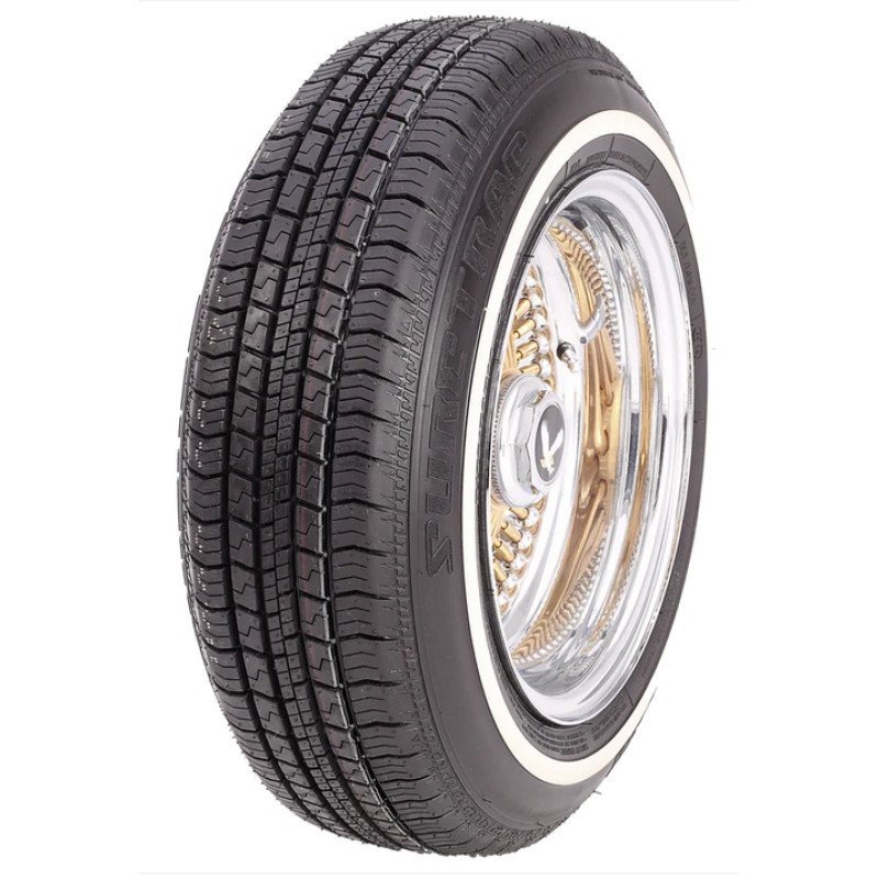 Migo Tire Corp. premium tire with detailed tread pattern and chrome wheel.