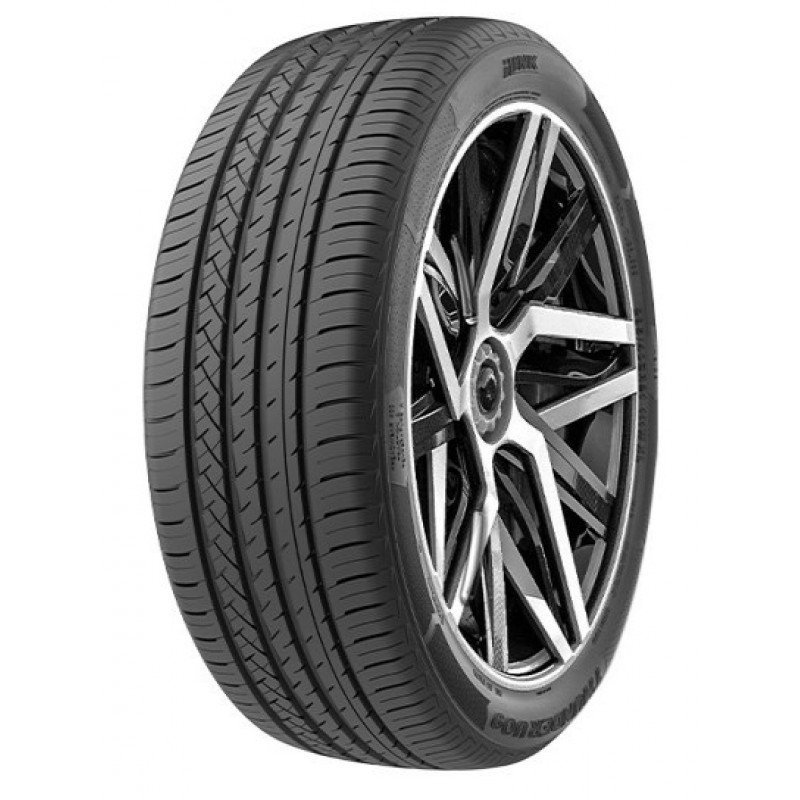 High-performance car tire with stylish alloy wheel design for Migo Tire Corp.