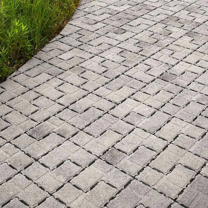 Stone paver pathway for landscaping and outdoor design, showcasing durable and stylish paving stones.