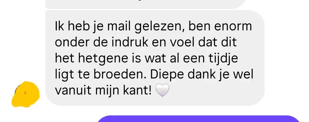 Review van een ondernemer over business reading met Milena Bandino